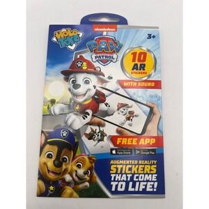 PAW PATROL Holotoyz AR Stickers Augmented Reality 10 Pack with Sound NEW SEALED